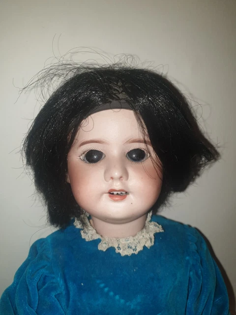 Ancienne POUPÉE SFBJ PARIS porcelaine 20cm regard fixe type